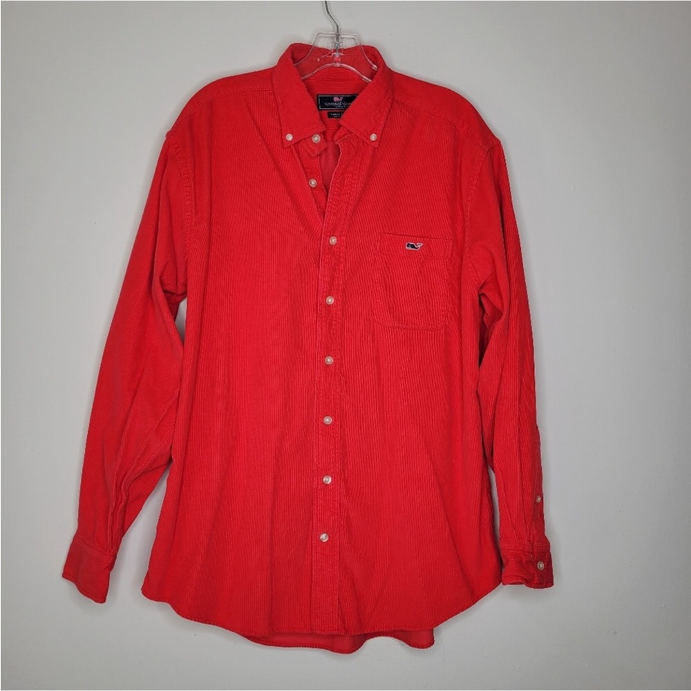 VINEYARD VINES Corduroy Tucker Shirt Size XL